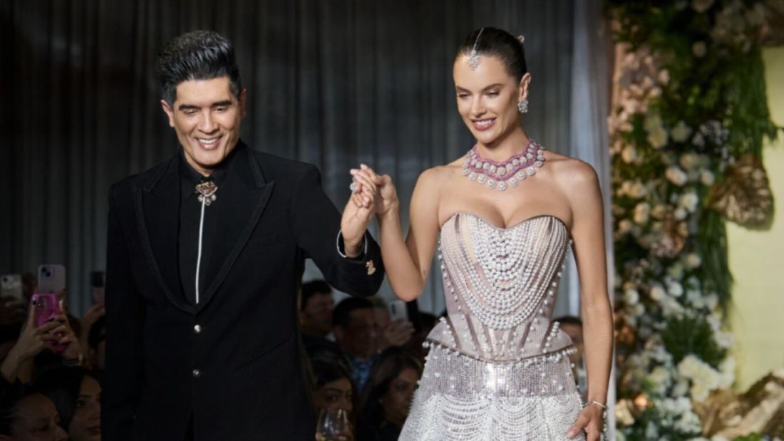 Manish Malhotra Hosts India’s First Couture Party with  Alessandra Ambrosio